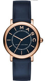 Marc Jacobs Roxy Navy Blue Dial Navy Blue Leather Strap Watch for Women - MJ1539 Buy Now By Marc Jacobs