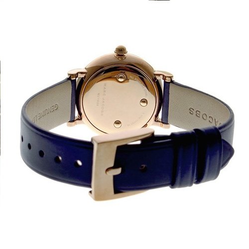 Marc Jacobs Roxy Navy Blue Dial Navy Blue Leather Strap Watch for Women - MJ1539 Buy Now By Marc Jacobs