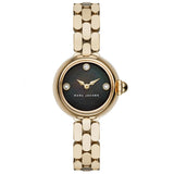 Marc Jacobs Courtney Mother of Pearl Black Dial Gold Steel Strap Watch for Women - MJ3460 Buy Now By Marc Jacobs