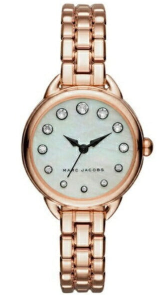Marc Jacobs Betty Mother of Pearl White Dial Rose Gold Steel Strap Watch for Women - MJ3511 Buy Now By Marc Jacobs