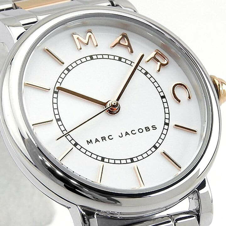 Marc Jacobs Roxy White Dial Two Tone Steel Strap Watch for Women - MJ3553 Buy Now By Marc Jacobs