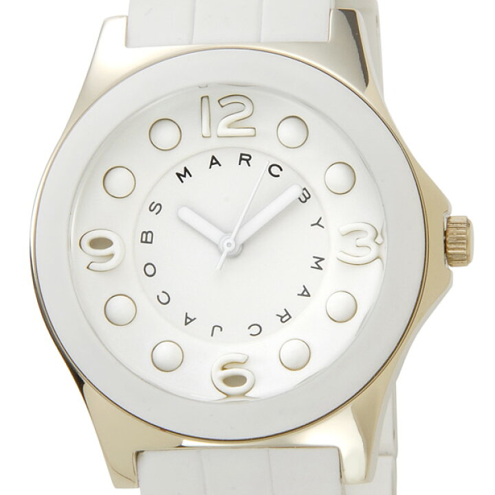 Marc Jacobs Pelly White Dial White Silicone Strap Watch for Women - MBM2526 Buy Now By Marc Jacobs
