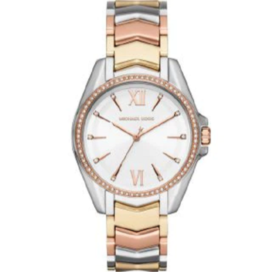 Michael Kors Whitney Quartz White Dial Two Tone Steel Strap Watch For Women - MK6686 Buy Now By Michael Kors