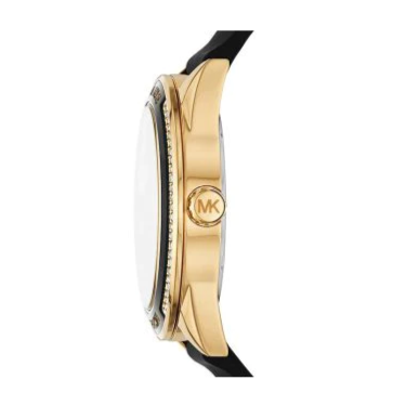 Michael Kors Quartz Black Dial Black Silicone Strap Watch For Women - MK6944 Buy Now By Michael Kors