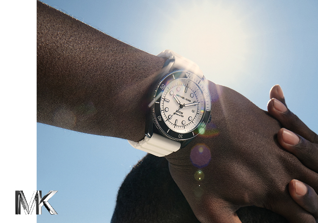 Michael Kors Maritime Analog White Dial White Silicone Strap Watch for Men - MK9159 Buy Now By Michael Kors