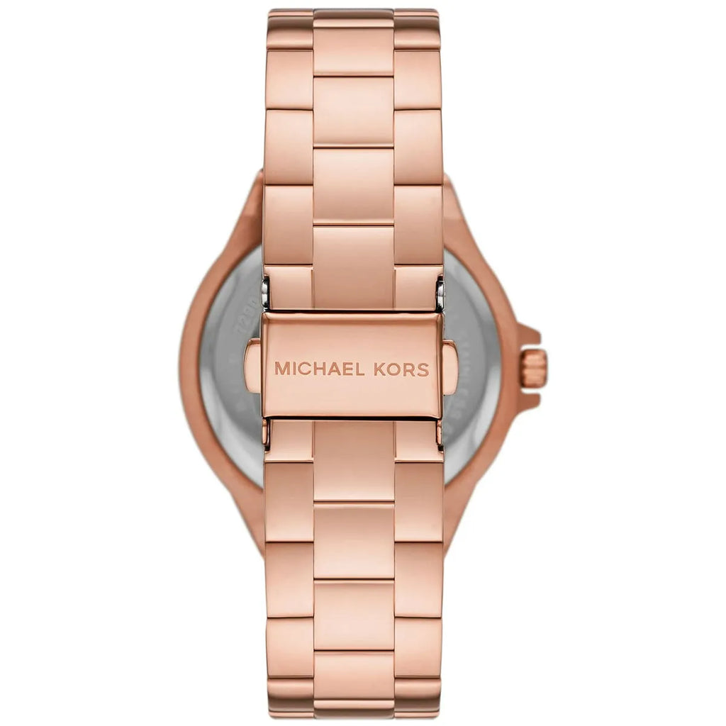 Michael Kors Lennox Three Hand Rose Gold Dial Rose Gold Steel Strap Watch For Women - MK1063 Buy Now By Michael Kors