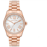 Michael Kors Lexington White Dial Rose Gold Steel Strap Watch for Women - MK1088 Buy Now By Michael Kors