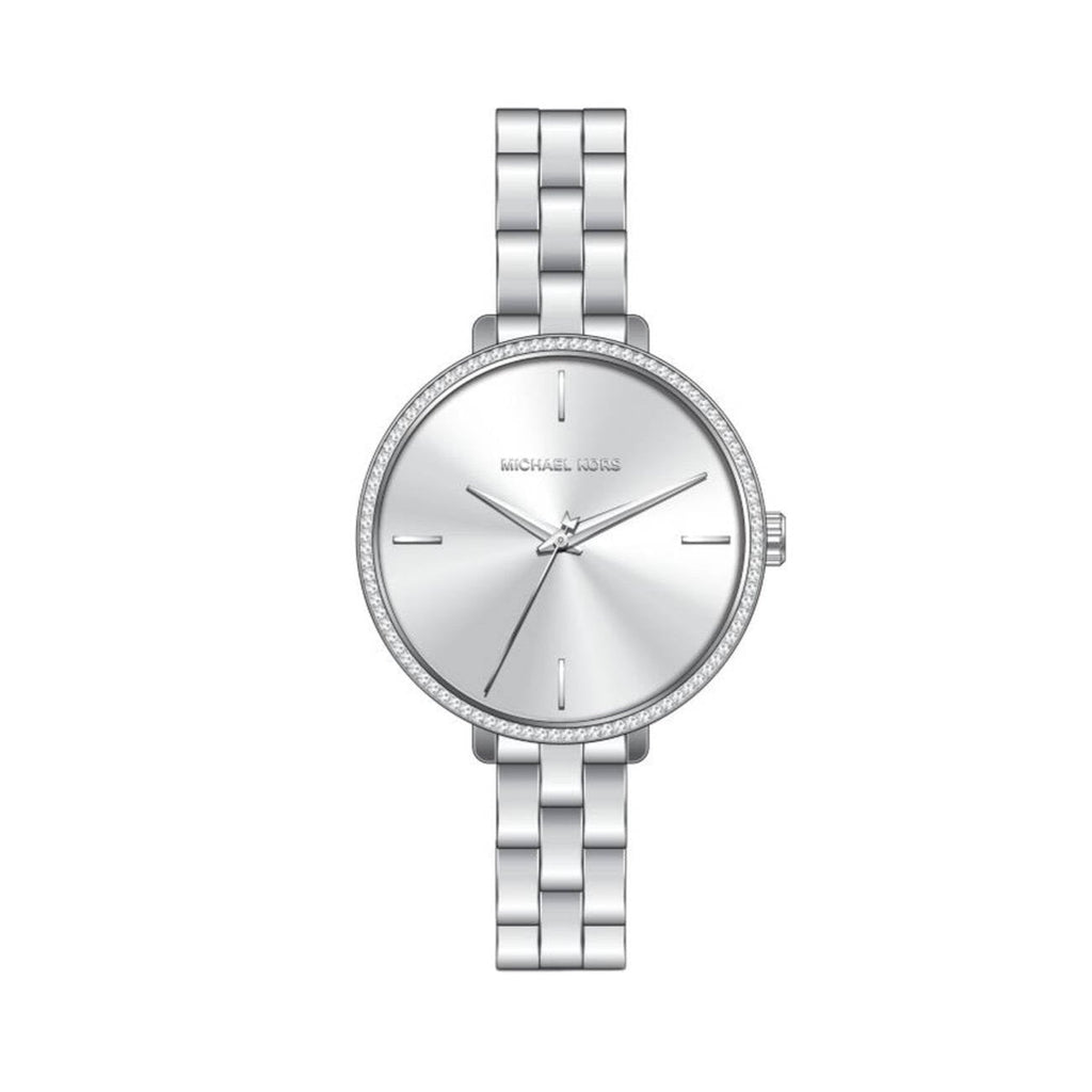 Michael Kors Charley Quartz Silver Dial Silver Steel Strap Watch for Women - MK4398 Buy Now By Michael Kors