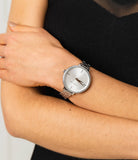 Michael Kors Charley Quartz Silver Dial Silver Steel Strap Watch for Women - MK4398 Buy Now By Michael Kors