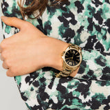 Michael Kors Whitney Quartz Black Dial Two Tone Steel Strap Watch For Women - MK6743 Buy Now By Michael Kors