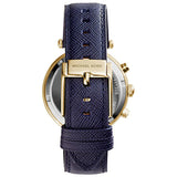 Michael Kors Runway Quartz Gold Dial Blue Leather Strap Watch For Women - MK2285 Buy Now By Michael Kors