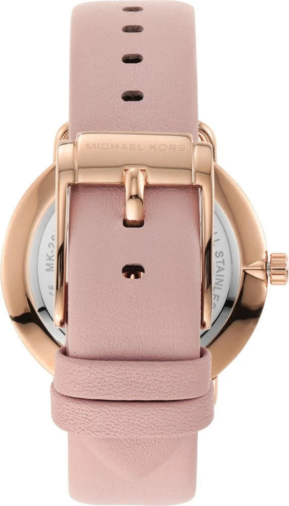 Michael Kors Portia Quartz White Dial Pink Leather Strap Watch For Women - MK2659 Buy Now By Michael Kors