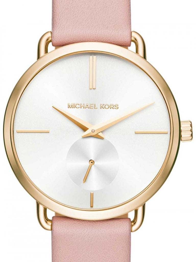 Michael Kors Portia Quartz White Dial Pink Leather Strap Watch For Women - MK2659 Buy Now By Michael Kors