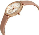 Michael Kors Petite Portia Silver Dial Pink Rubber Strap Watch For Women - MK2735 Buy Now By Michael Kors