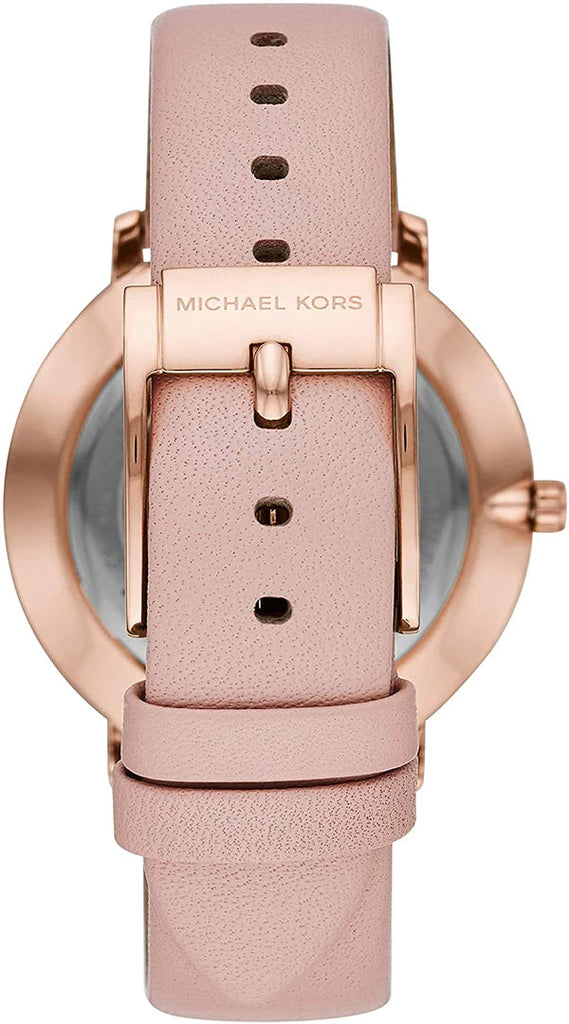 Michael Kors Pyper Quartz White Dial Pink Leather Strap Watch For Women - MK2741 Buy Now By Michael Kors