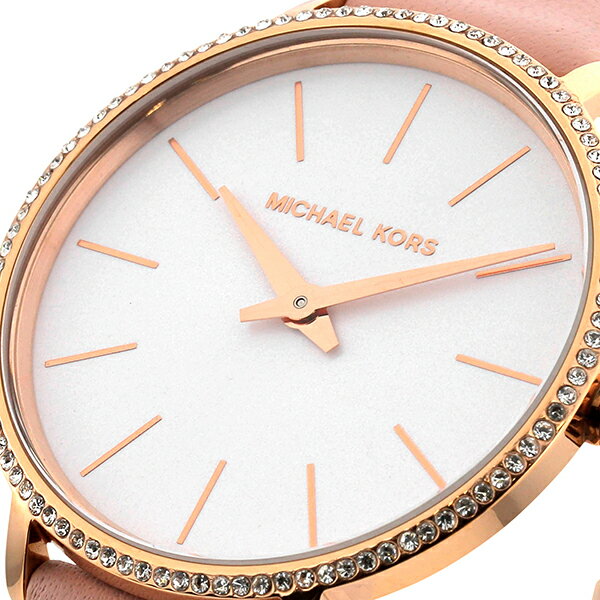 Michael Kors Pyper Analog White Dial Pink Leather Strap Watch For Women - MK2803 Buy Now By Michael Kors