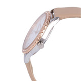 Michael Kors Layton Mother of Pearl White Dial Brown Leather Strap Watch For Women - MK2910 Buy Now By Michael Kors