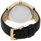 Michael Kors Layton Three Hand Mother of Pearl Black Dial Black Leather Strap Watch For Women - MK2911 Buy Now By Michael Kors