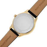 Michael Kors Layton Three Hand Mother of Pearl Black Dial Black Leather Strap Watch For Women - MK2911 Buy Now By Michael Kors