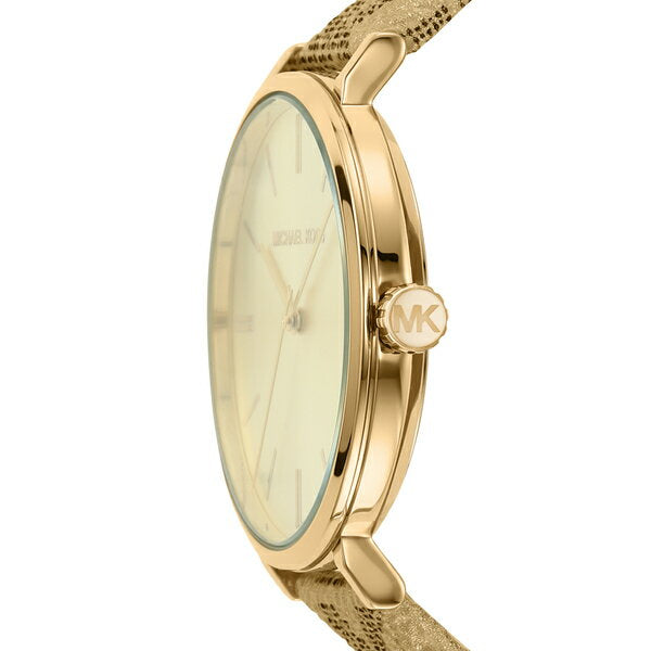 Michael Kors Addyson Quartz Gold Dial Gold Leather Strap Watch for Women - MK2952 Buy Now By Michael Kors