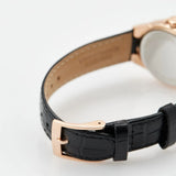 Michael Kors Camille Three-Hand Crystals White Dial Black Leather Strap Watch for Women - MK2962 Buy Now By Michael Kors