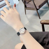 Michael Kors Camille Three-Hand Crystals White Dial Black Leather Strap Watch for Women - MK2962 Buy Now By Michael Kors