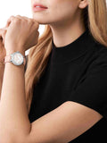 Michael Kors Camille Three-Hand Crystals White Dial Pink Leather Strap Watch for Women - MK2963 Buy Now By Michael Kors