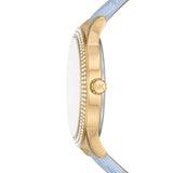Michael Kors Tibby Multifunction White Dial Blue Leather Strap Watch For Women - MK2965 Buy Now By Michael Kors
