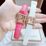 Michael Kors Emery Quartz Diamonds Rose Gold Dial Pink Leather Strap Watch For Women - MK2984 Buy Now By Michael Kors