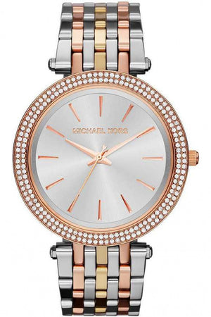 Michael Kors Darci Silver Dial Two Tone Stainless Steel Strap Watch for Women - MK3203 Buy Now By Michael Kors