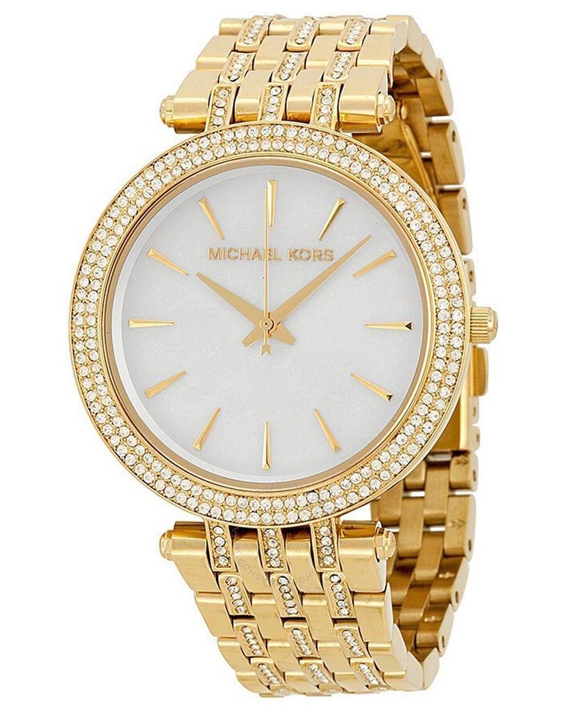 Michael Kors Darci Mother of Pearl Dial Gold Steel Strap Watch for Women - MK3219 Buy Now By Michael Kors
