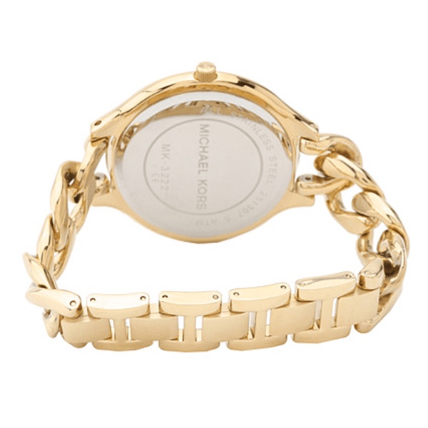 Michael Kors Runway Gold Dial Gold Steel Strap Watch for Women - MK3222 Buy Now By Michael Kors