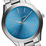 Michael Kors Runway Blue Dial Silver Steel Strap Watch for Women - MK3292 Buy Now By Michael Kors