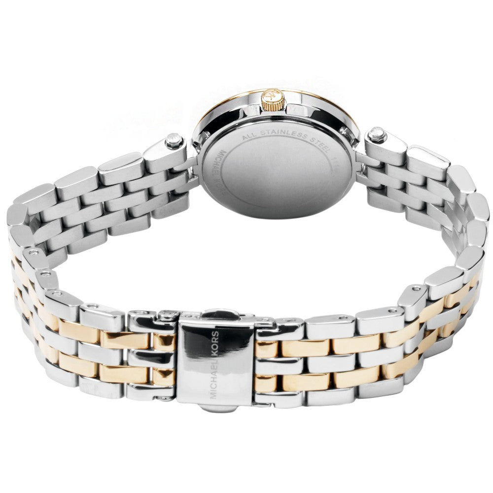 Michael Kors Darci Silver Dial Two Tone Steel Strap Watch for Women - MK3298 Buy Now By Michael Kors