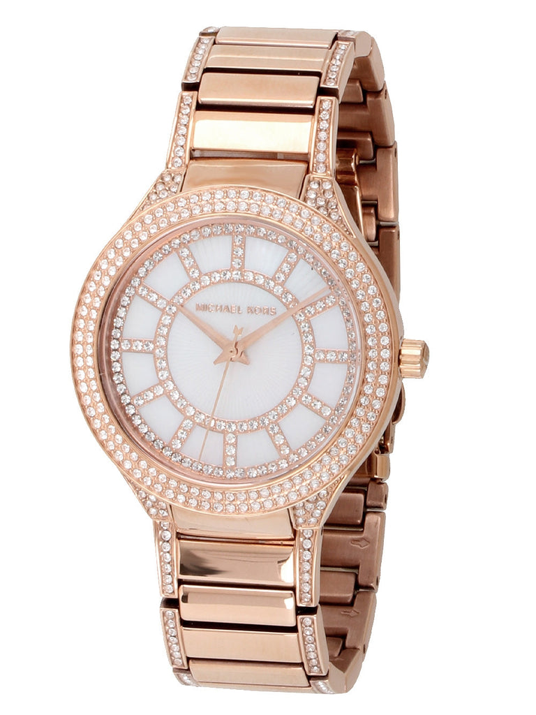 Michael Kors Kerry Mother of Pearl Dial Rose Gold Steel Strap Watch for Women - MK3313 Buy Now By Michael Kors