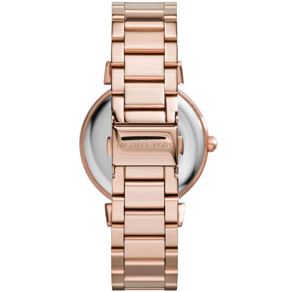 Michael Kors Catlin Black Dial Rose Gold Steel Strap Watch for Women - MK3339 Buy Now By Michael Kors