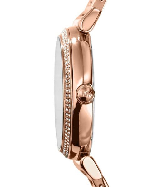 Michael Kors Catlin Quartz Rose Gold Dial Rose Gold Steel Strap Watch For Women - MK3412 Buy Now By Michael Kors