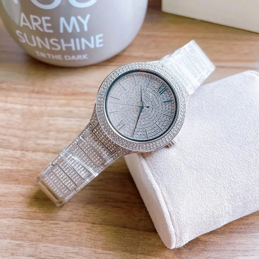 Michael Kors Kerry Crystal Pave Silver Dial Silver Steel Strap Watch For Women - MK3359 Buy Now By Michael Kors