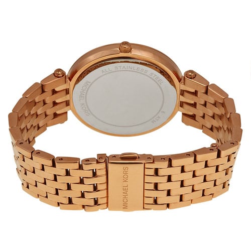 Michael Kors Darci Red DIal Rose Gold Stainless Steel Strap Watch for Women - MK3378 Buy Now By Michael Kors