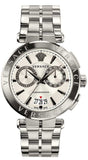 Versace Aion Chronograph White Dial Silver Steel Strap Watch for Men - VBR040017 Buy Now By Versace