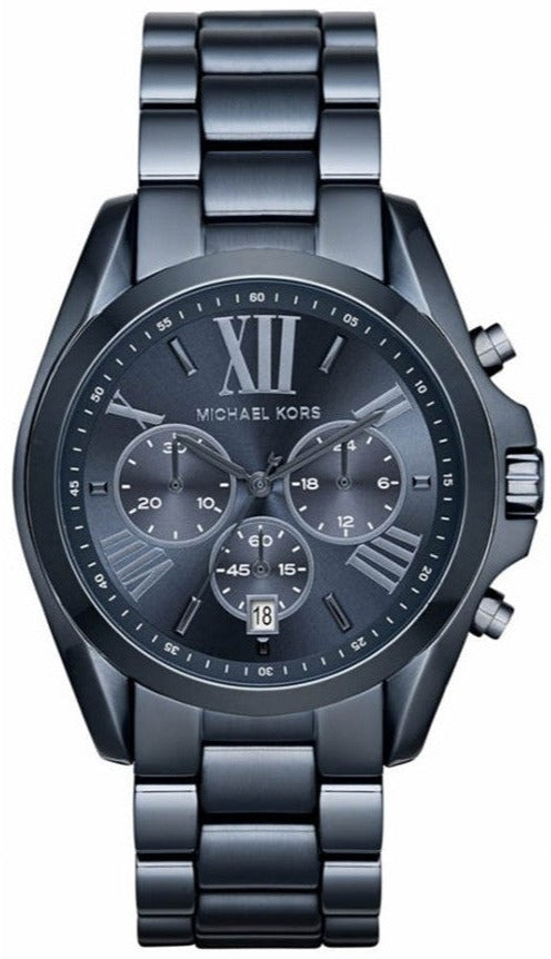 Michael Kors Bradshaw Blue Dial Blue Steel Strap Watch for Men - MK6248 Buy Now By Michael Kors