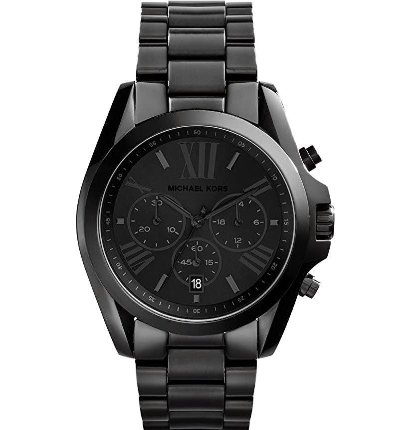 Michael Kors Bradshaw Black Dial Black Steel Strap Watch for Men - MK5550 Buy Now By Michael Kors