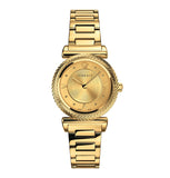 Versace V-Motif Gold Dial Gold Steel Strap Watch for Women - VERE00618 Buy Now By Versace
