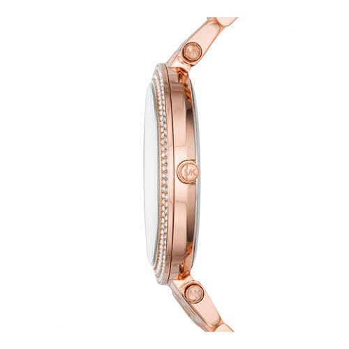 Michael Kors Darci Black Dial Rose Gold Steel Strap Watch for Women - MK3402 Buy Now By Michael Kors