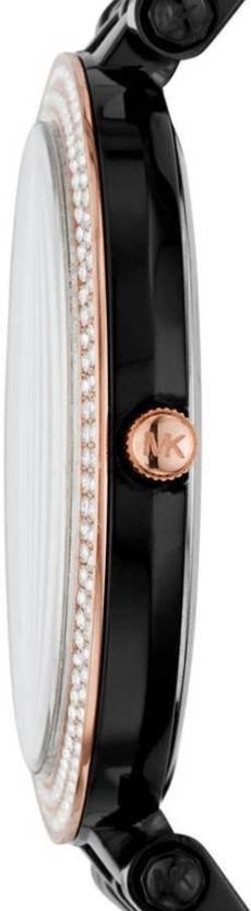 Michael Kors Darci Black Dial Black Steel Strap Watch for Women - MK3407 Buy Now By Michael Kors