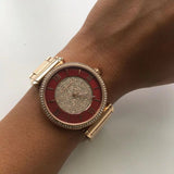 Michael Kors Catlin Quartz Rose Gold Dial Rose Gold Steel Strap Watch For Women - MK3412 Buy Now By Michael Kors