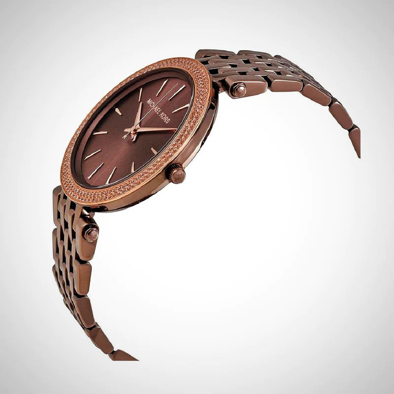 Michael Kors Darci Quartz Brown Dial Brown Steel Strap Watch For Women - MK3416 Buy Now By Michael Kors