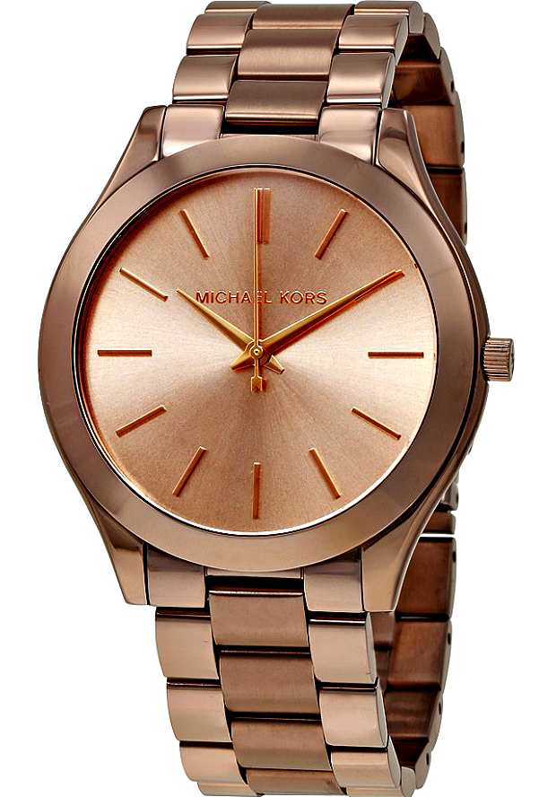 Michael Kors Runway Quartz Brown Dial Brown Steel Strap Watch For Women - MK3418 Buy Now By Michael Kors