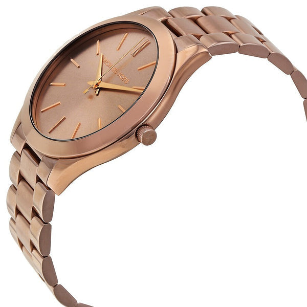 Michael Kors Runway Quartz Brown Dial Brown Steel Strap Watch For Women - MK3418 Buy Now By Michael Kors