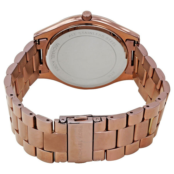 Michael Kors Runway Quartz Brown Dial Brown Steel Strap Watch For Women - MK3418 Buy Now By Michael Kors
